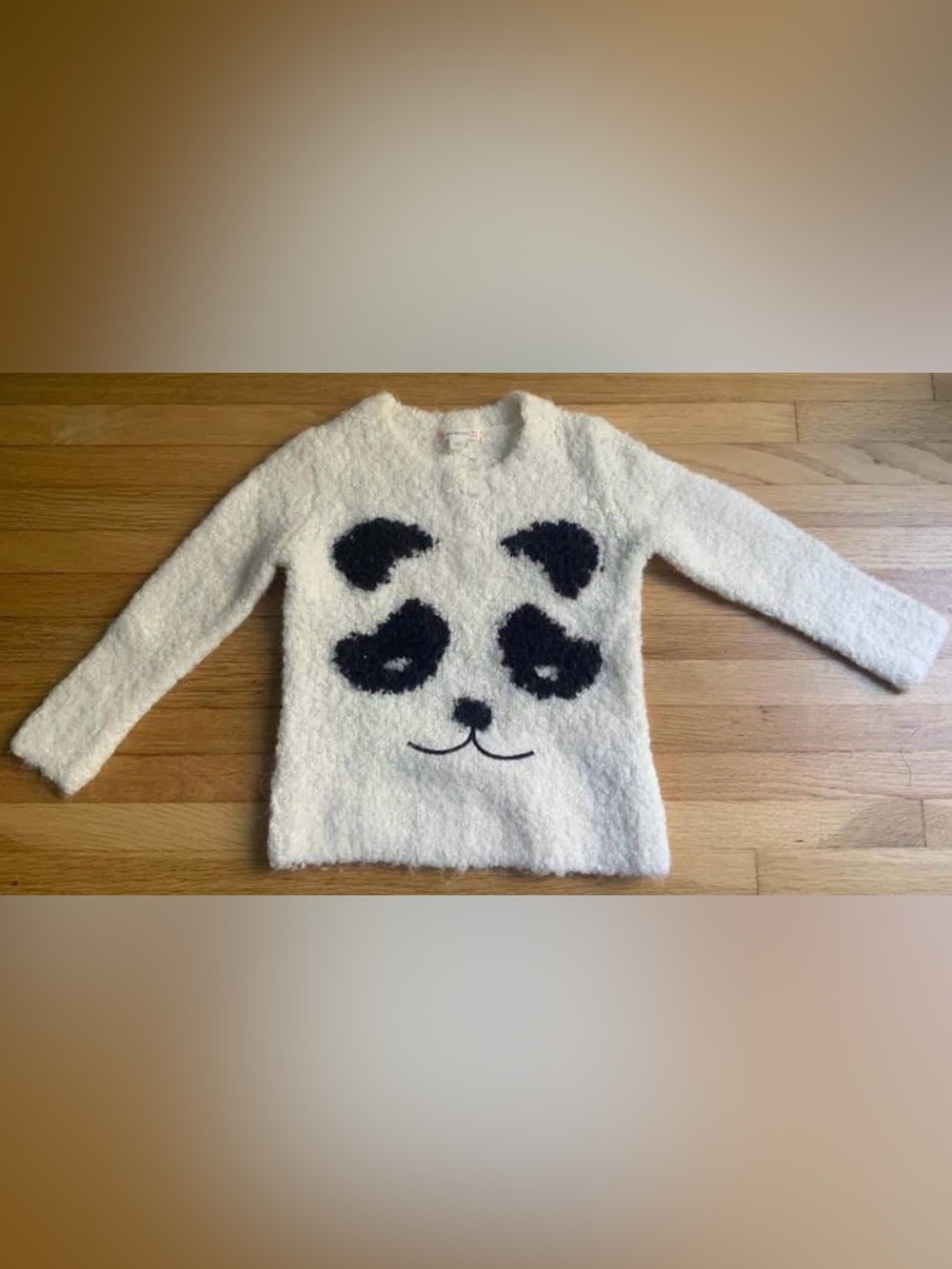 Crewcuts Panda Face Animal Sweater size 4/5